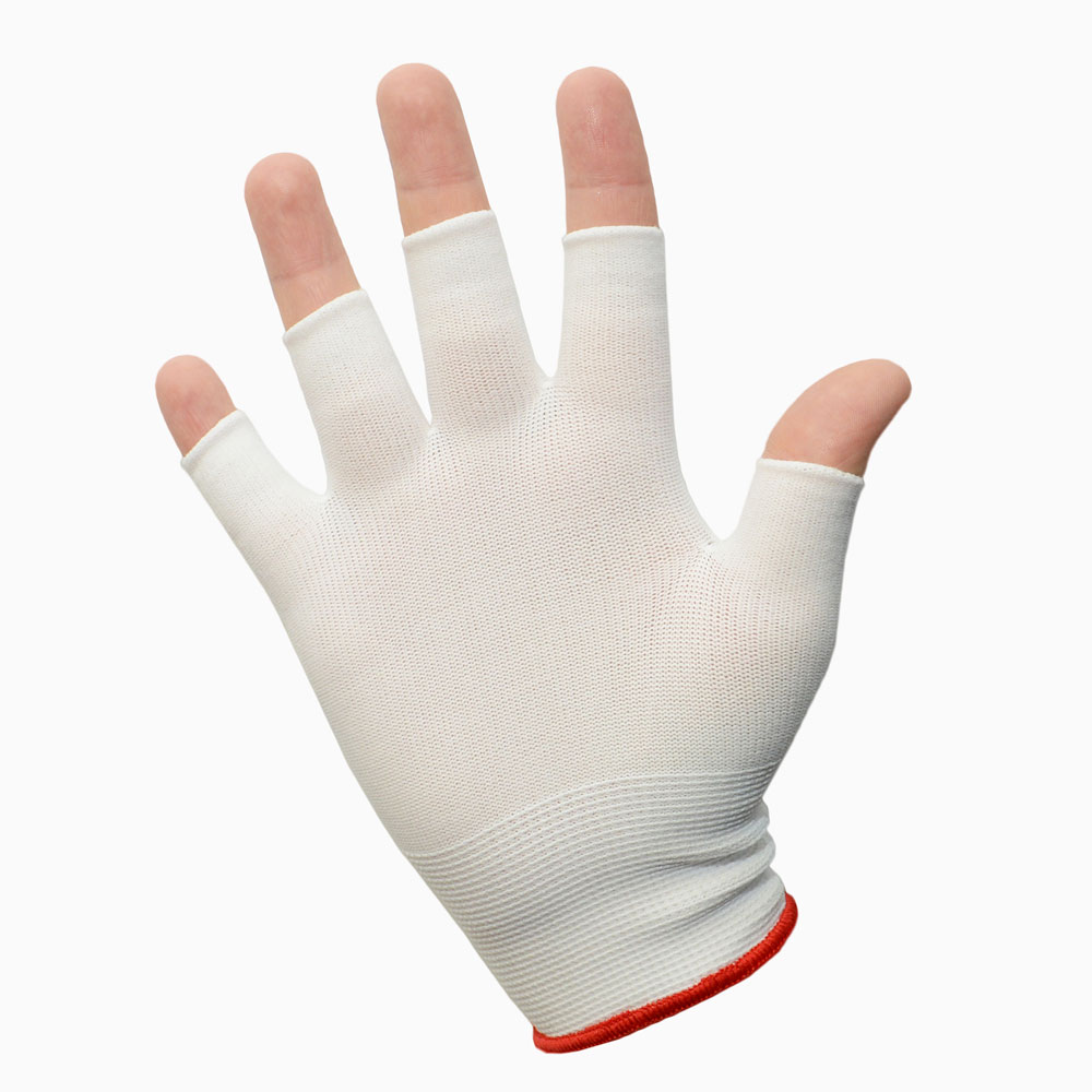 half finger glove liners