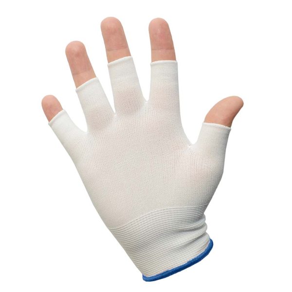 nylon half finger glove liner - Integrity Cleanroom