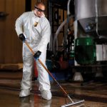 KLEENGUARD™ A40 Liquid & Particle Protection Coveralls - in use 3 - Integrity Cleanroom
