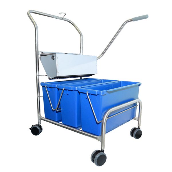 Triple bucket mopping system - Blue - Integrity