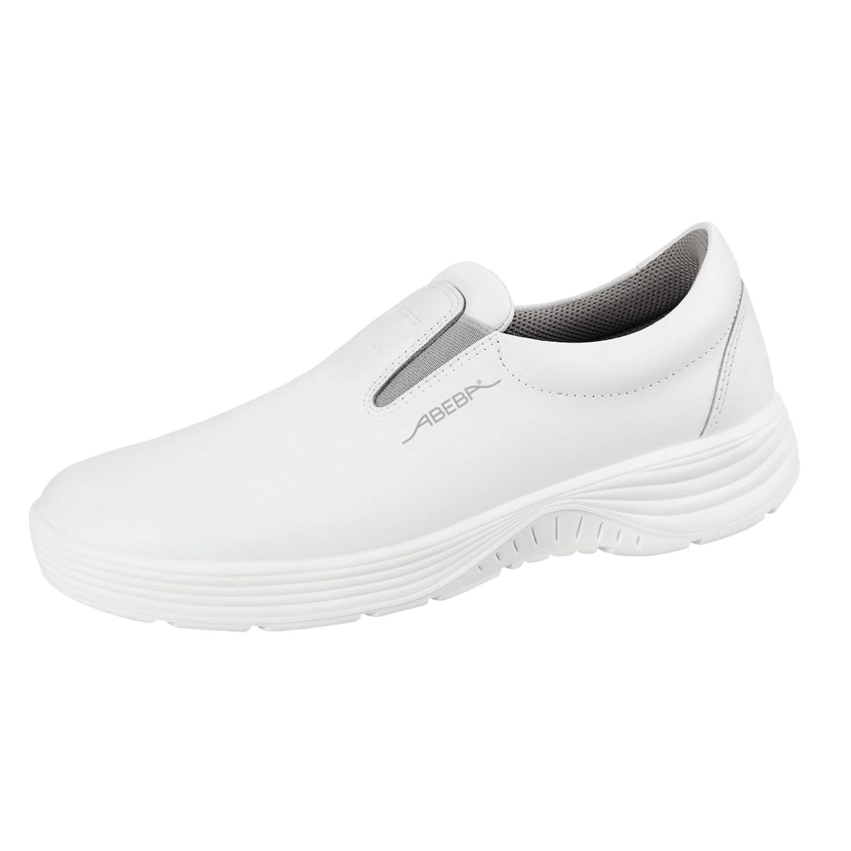 abeba white leather slip on loafer shoe - Integrity