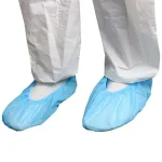 Cleanroom blue shoe covers disposable ISO 7+