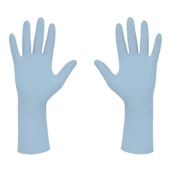 Accelerator free nitrile gloves